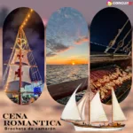 Cena romántica Columbus con brochetas de camarón para Extranjeros