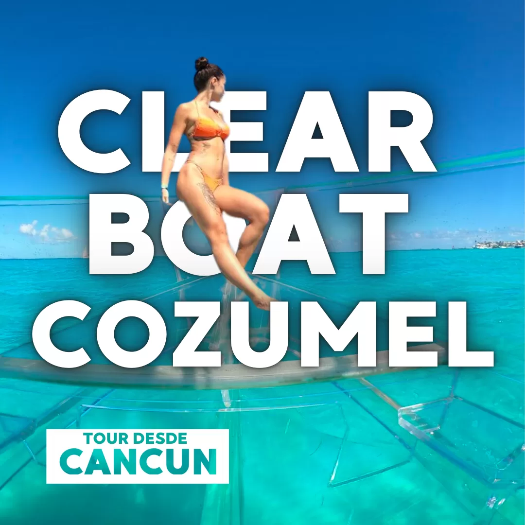 71.webp Lancha Transparente en Cozumel 🔥- Clear Boat - Image 1