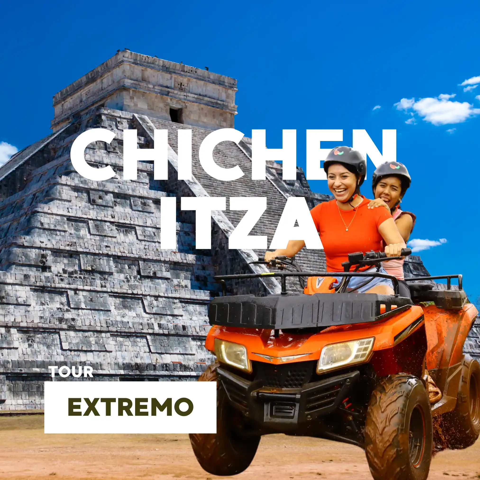 chichen-itza-tour-paquete-expremo-con-atvs-tour-desde-cancun-todo-incluido.webp Chichen Itza EXTREMO Todo INCLUIDO + Cuatrimotos - Tour de Día Completo - Image 1